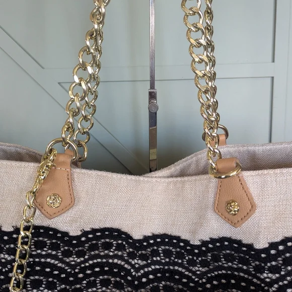 Betsey Johnson Floral Lace Tote Bag - Picture 6 of 12